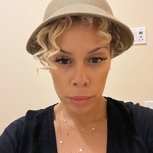 Albertus Swanepoel New York 100% wool hat olive green with brown ribbon accent